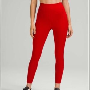 🍋Lululemon Base Pace High-Rise Tight 25" Dark Red